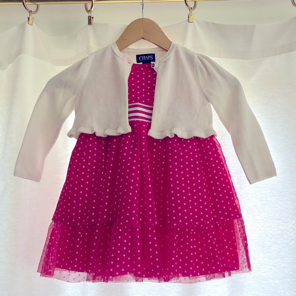 toddler girl polka dot dress